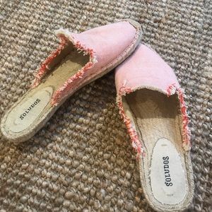 pink boho sandals